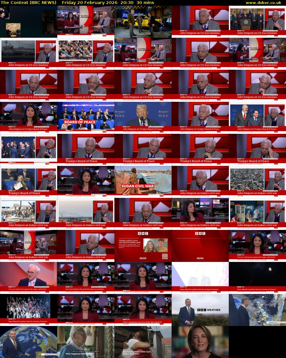 The Context (BBC NEWS) Friday 20 February 2026 20:30 - 21:00