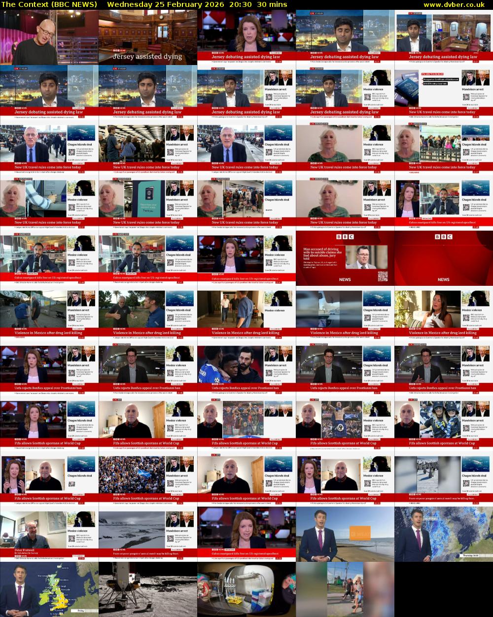 The Context (BBC NEWS) Wednesday 25 February 2026 20:30 - 21:00