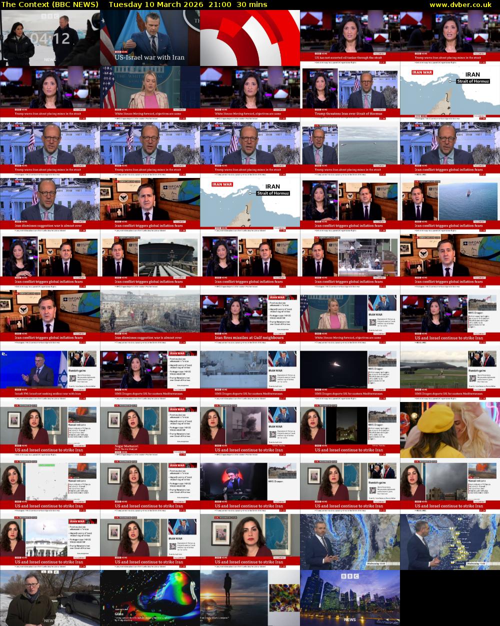 The Context (BBC NEWS) Tuesday 10 March 2026 21:00 - 21:30