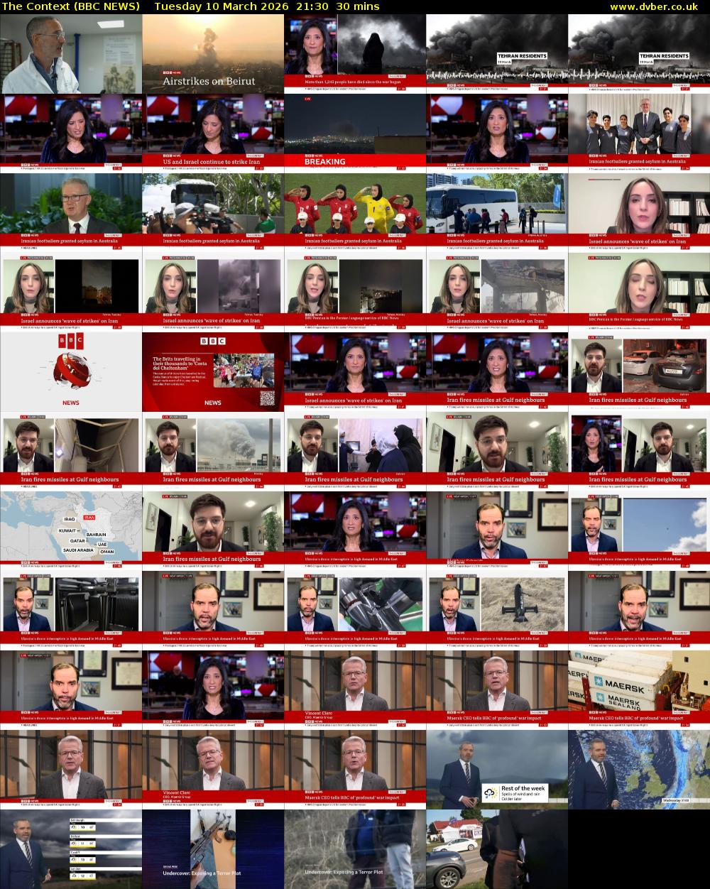The Context (BBC NEWS) Tuesday 10 March 2026 21:30 - 22:00