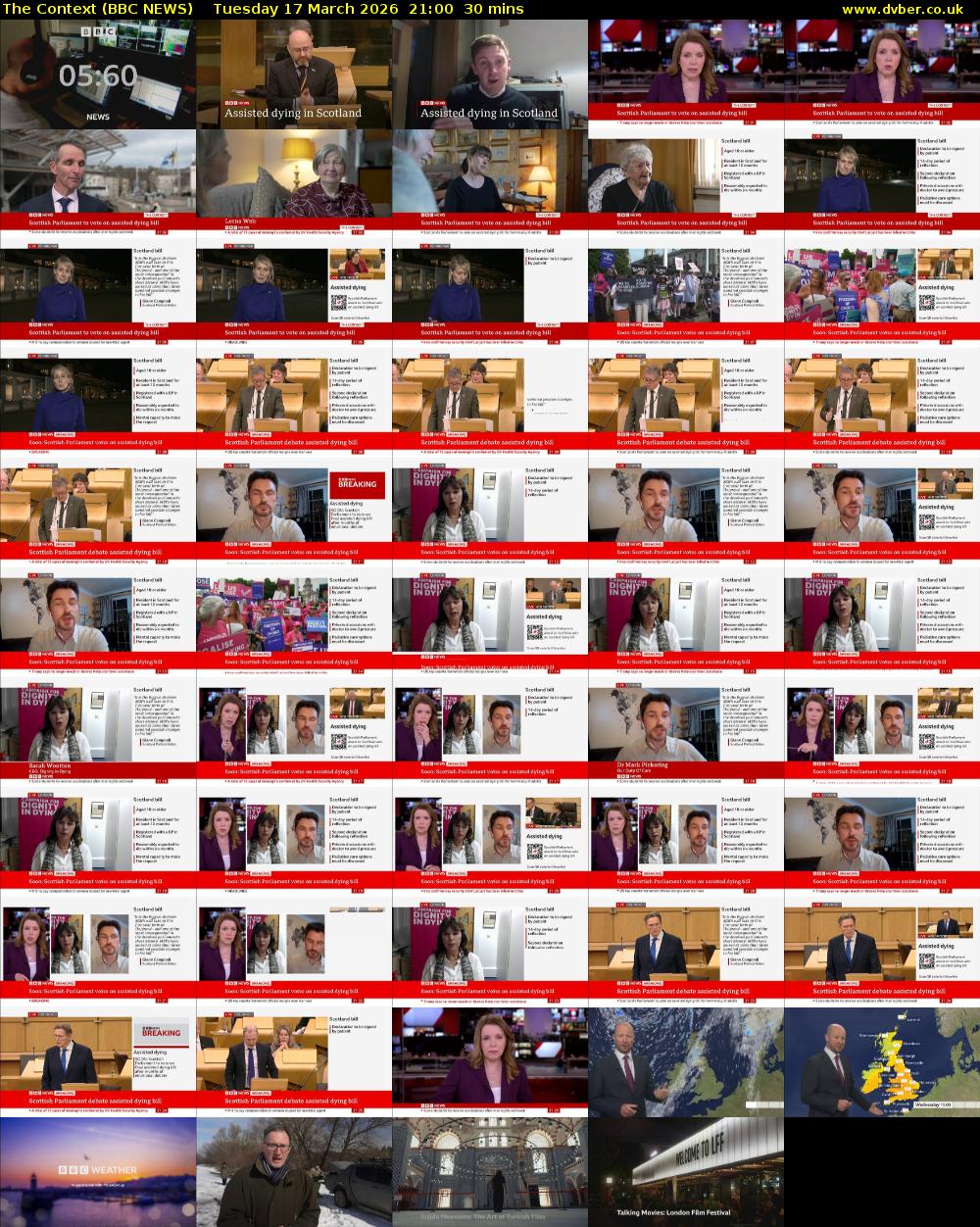The Context (BBC NEWS) Tuesday 17 March 2026 21:00 - 21:30