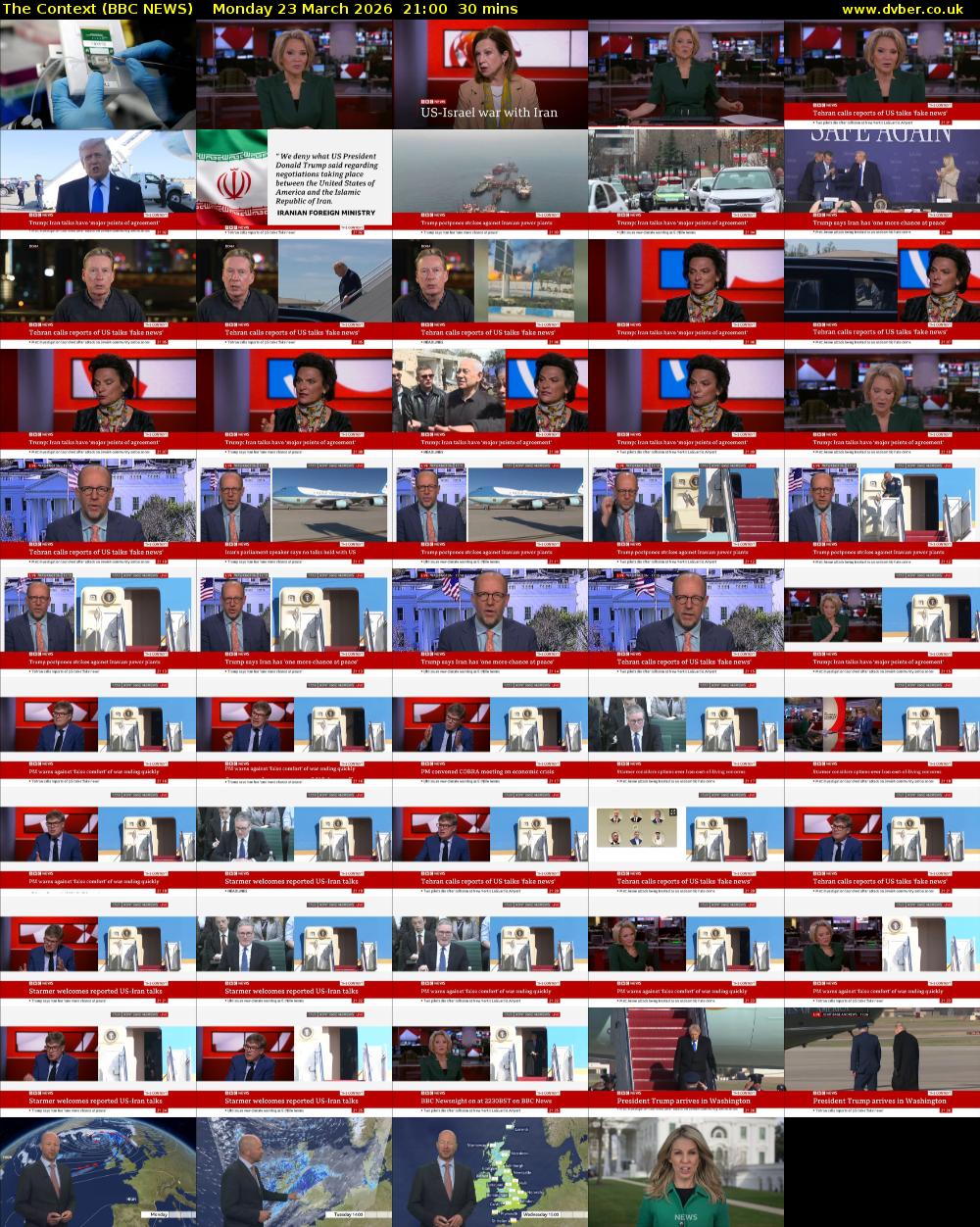 The Context (BBC NEWS) Monday 23 March 2026 21:00 - 21:30