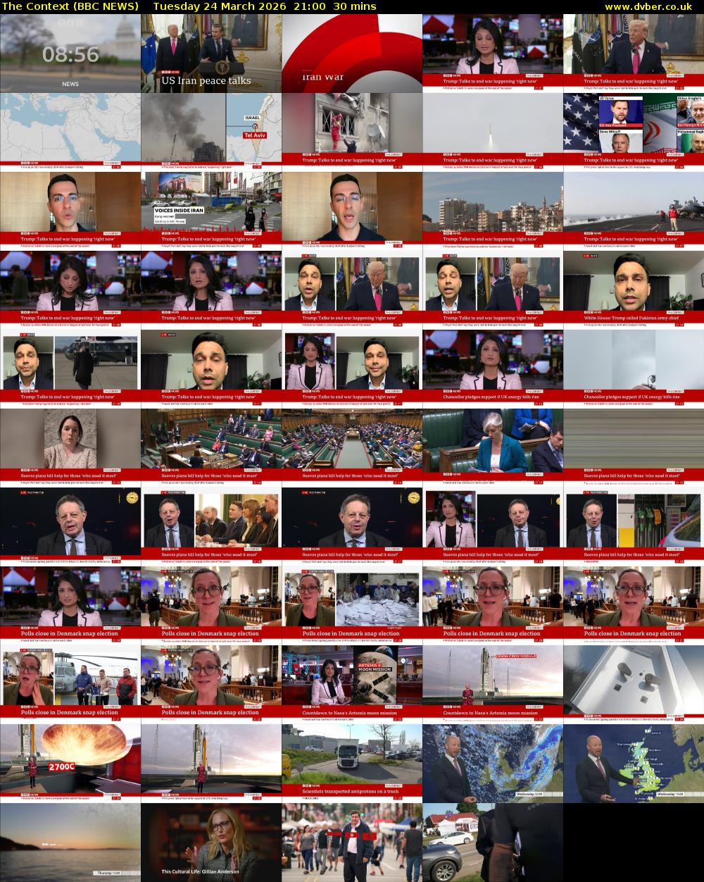 The Context (BBC NEWS) Tuesday 24 March 2026 21:00 - 21:30