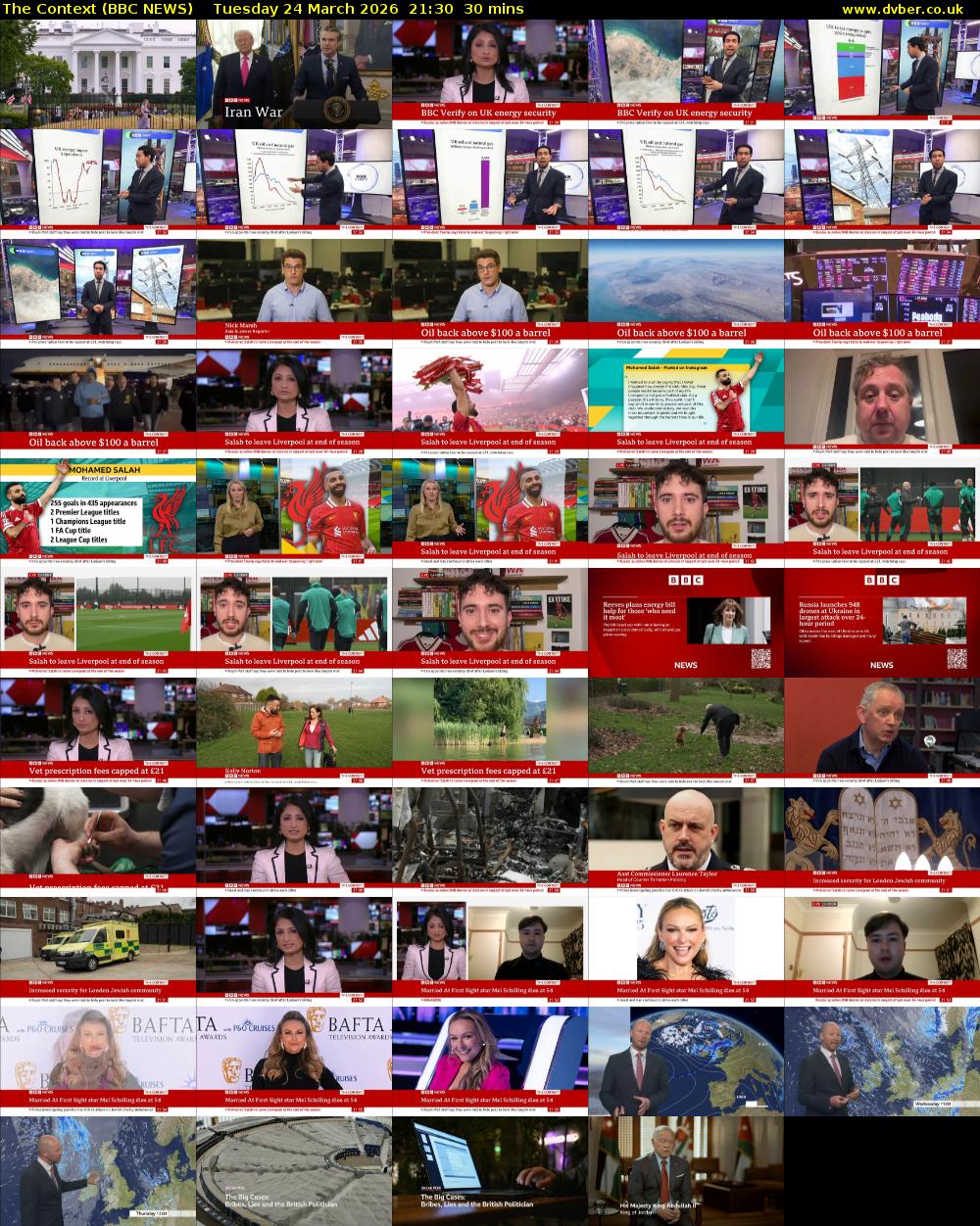 The Context (BBC NEWS) Tuesday 24 March 2026 21:30 - 22:00