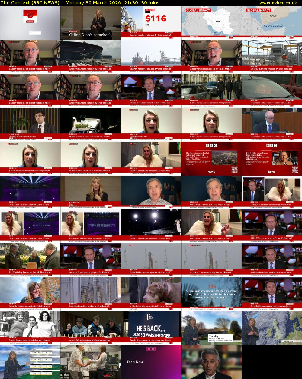 The Context (BBC NEWS) Monday 30 March 2026 21:30 - 22:00