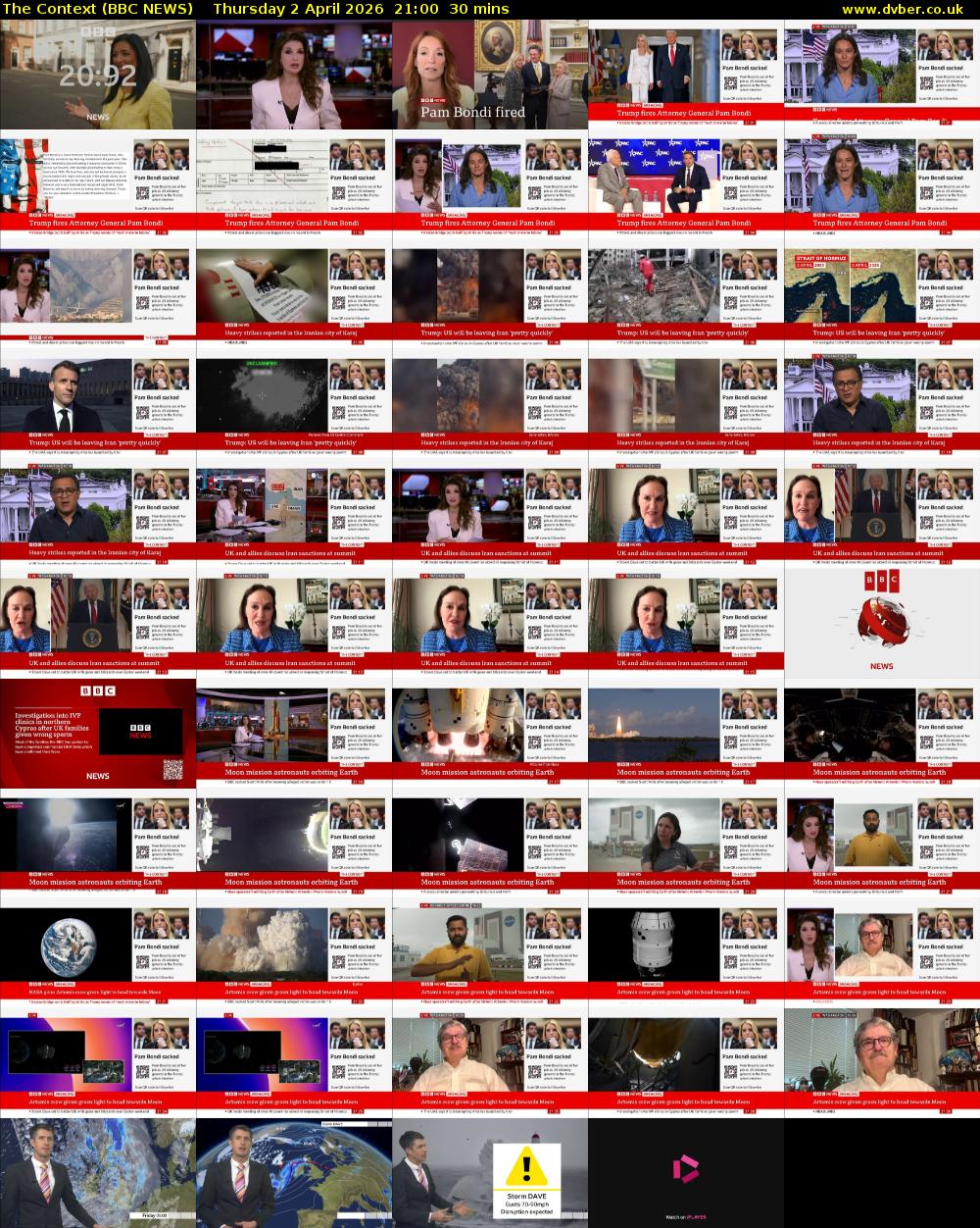 The Context (BBC NEWS) Thursday 2 April 2026 21:00 - 21:30