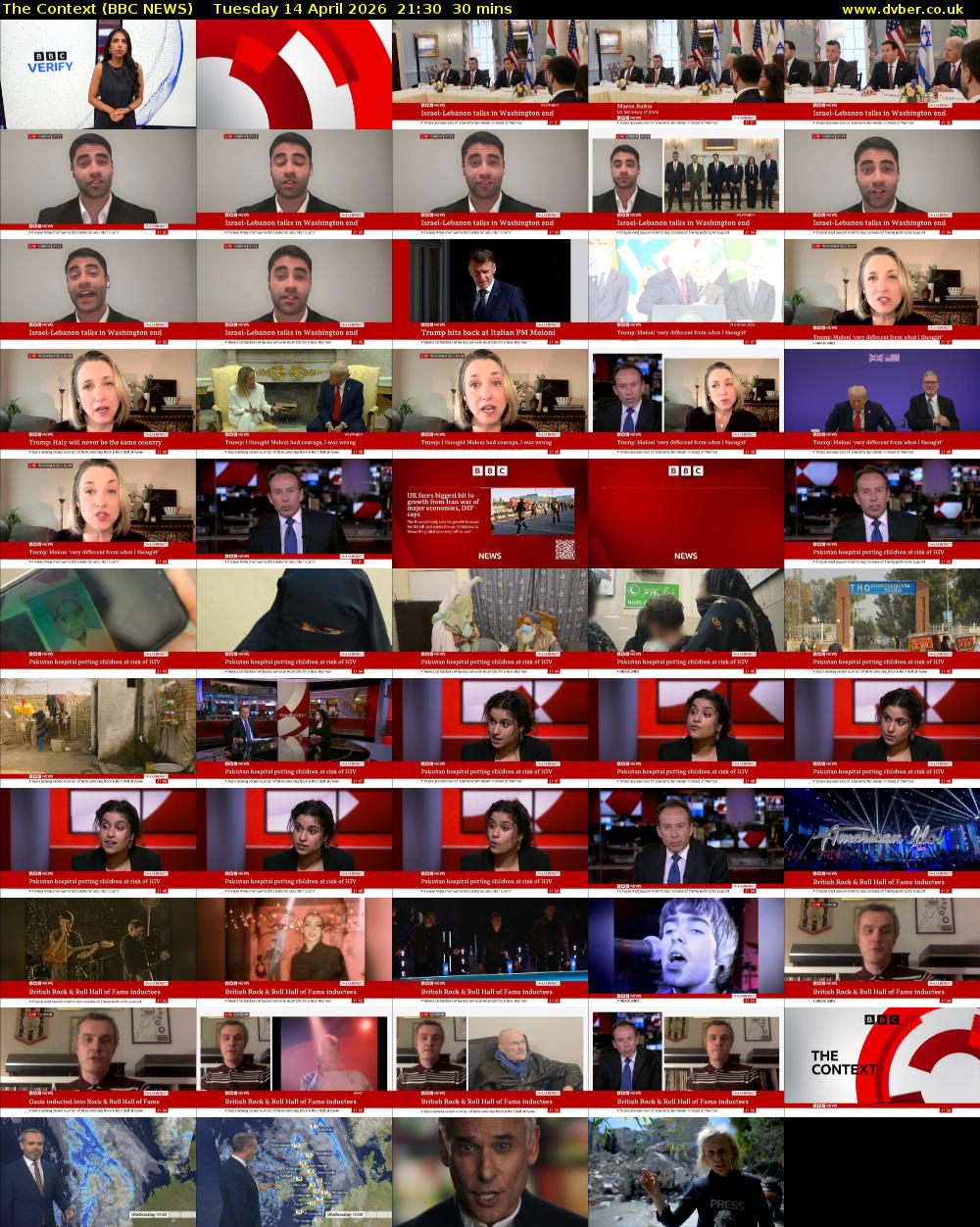 The Context (BBC NEWS) Tuesday 14 April 2026 21:30 - 22:00