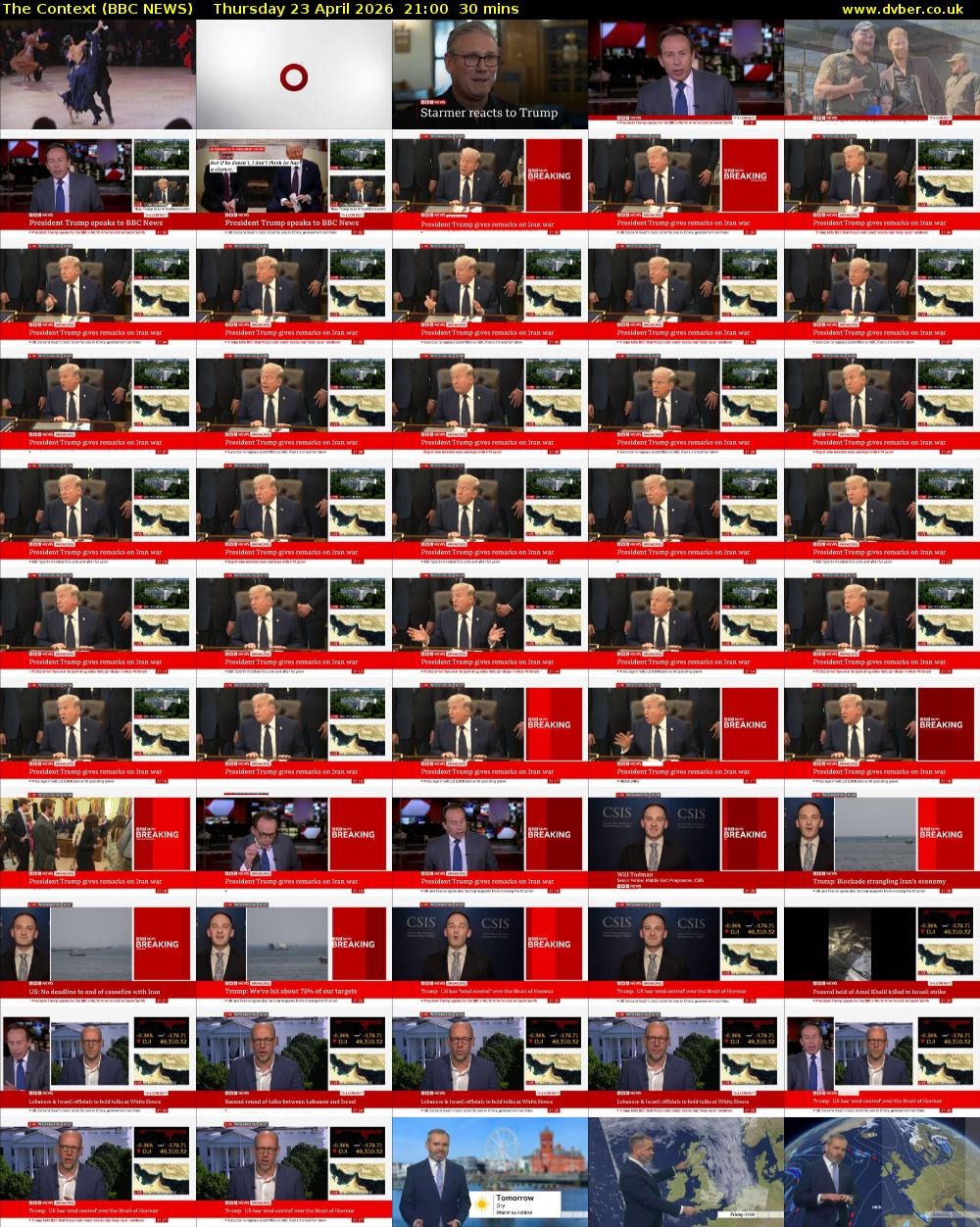 The Context (BBC NEWS) Thursday 23 April 2026 21:00 - 21:30