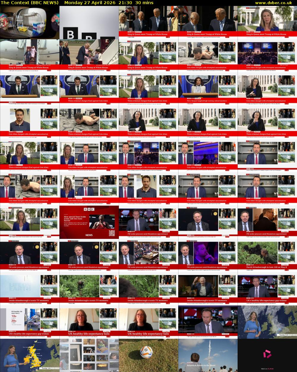 The Context (BBC NEWS) Monday 27 April 2026 21:30 - 22:00