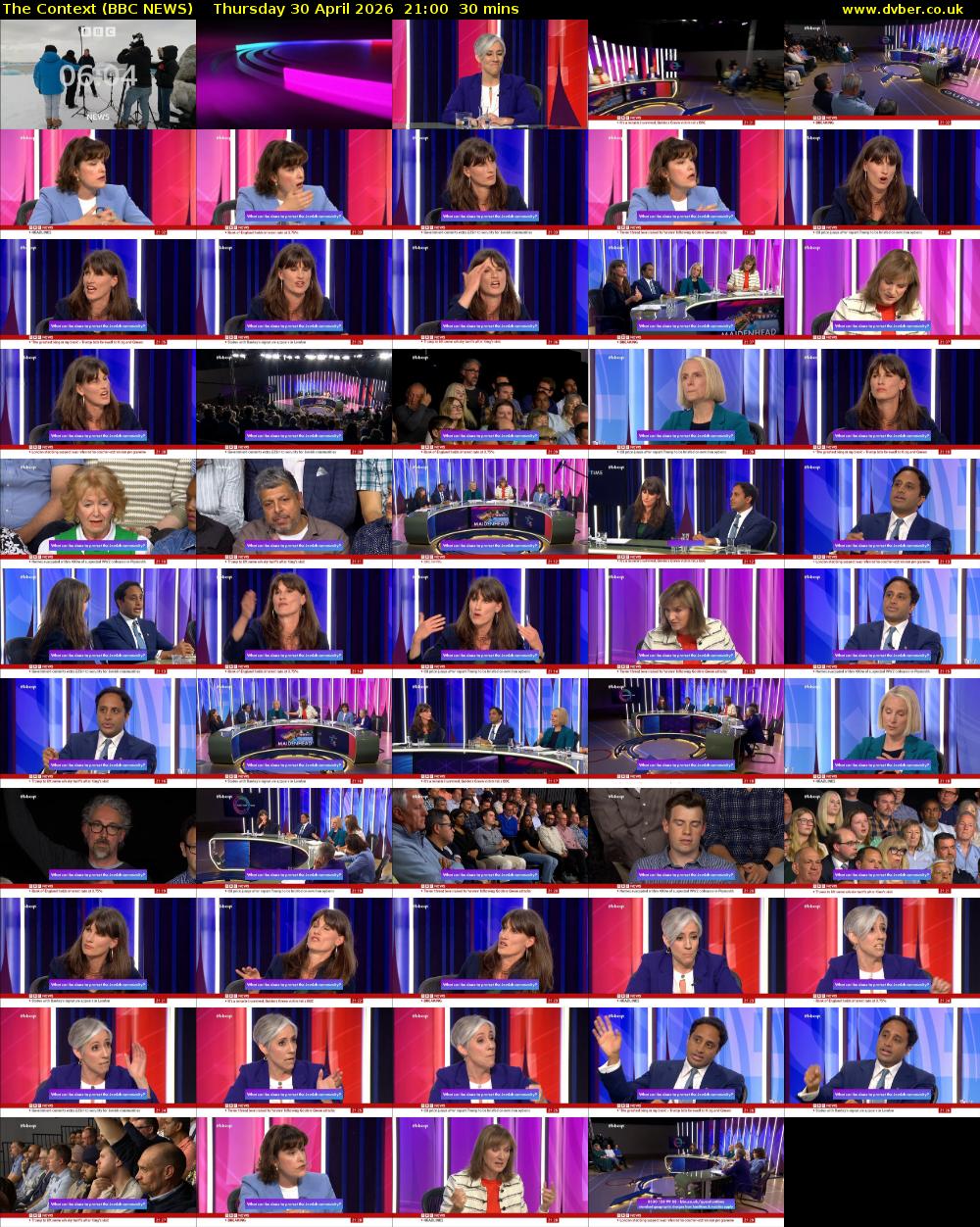 The Context (BBC NEWS) Thursday 30 April 2026 21:00 - 21:30
