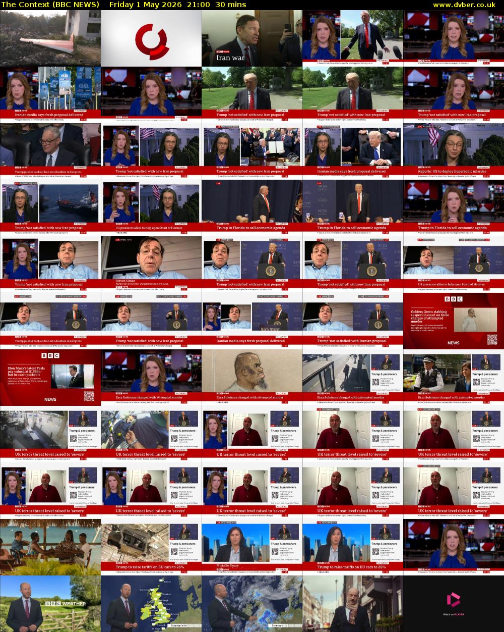 The Context (BBC NEWS) Friday 1 May 2026 21:00 - 21:30