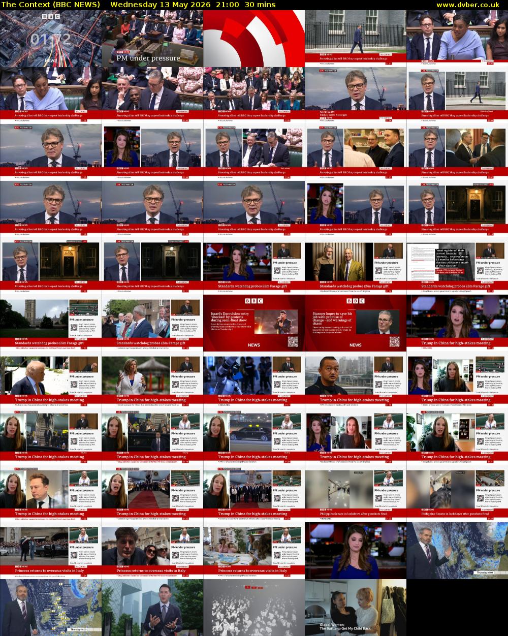 The Context (BBC NEWS) Wednesday 13 May 2026 21:00 - 21:30