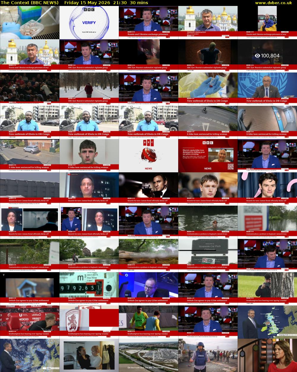 The Context (BBC NEWS) Friday 15 May 2026 21:30 - 22:00
