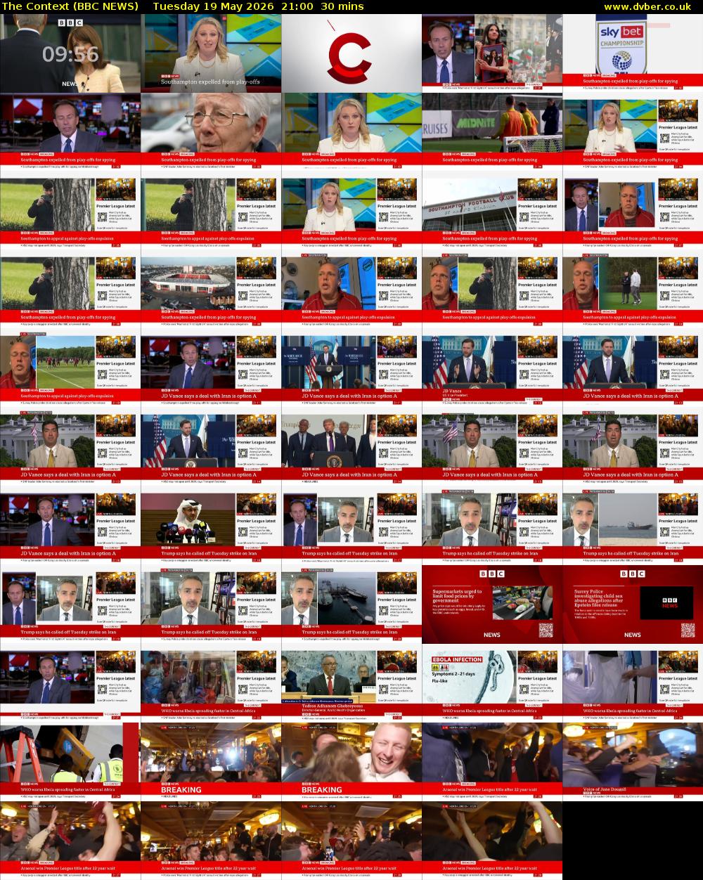 The Context (BBC NEWS) Tuesday 19 May 2026 21:00 - 21:30