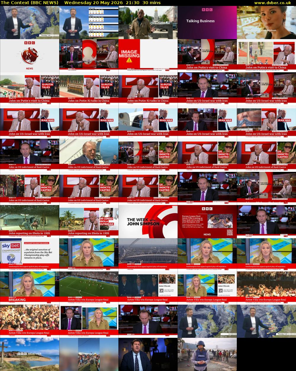 The Context (BBC NEWS) Wednesday 20 May 2026 21:30 - 22:00