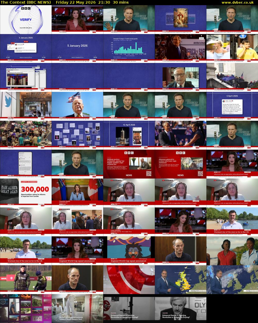 The Context (BBC NEWS) Friday 22 May 2026 21:30 - 22:00