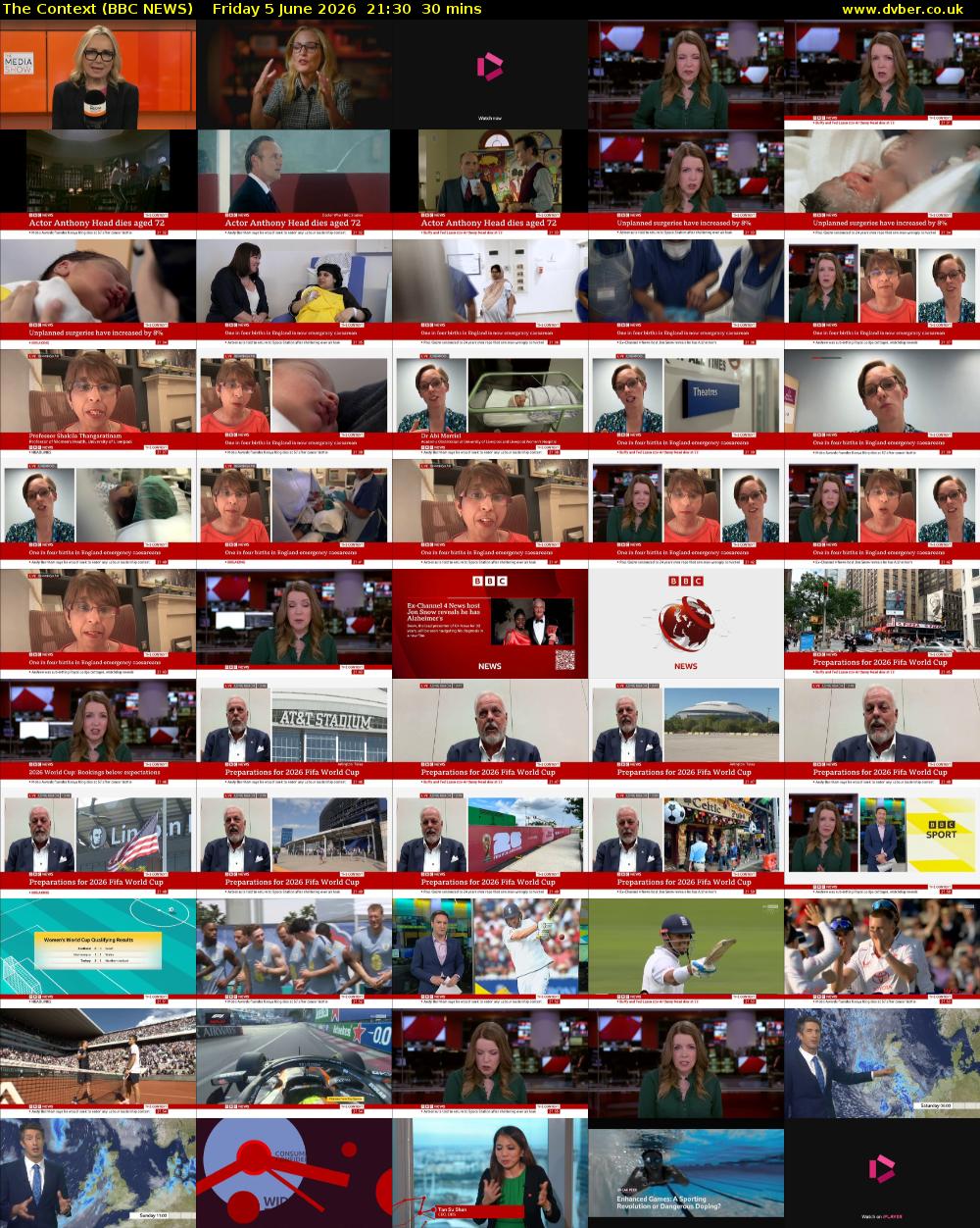 The Context (BBC NEWS) Friday 5 June 2026 21:30 - 22:00