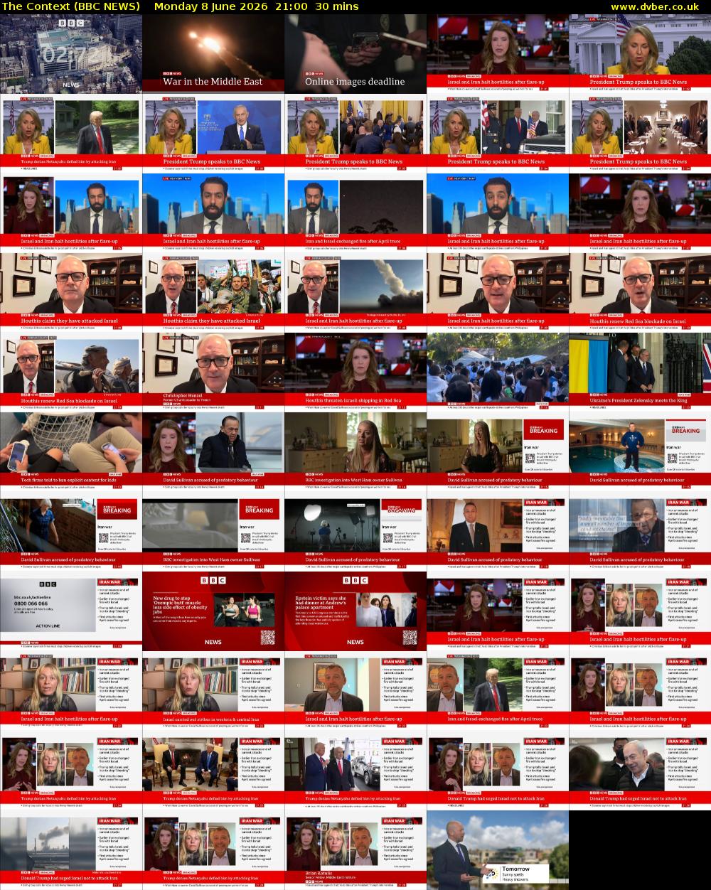 The Context (BBC NEWS) Monday 8 June 2026 21:00 - 21:30