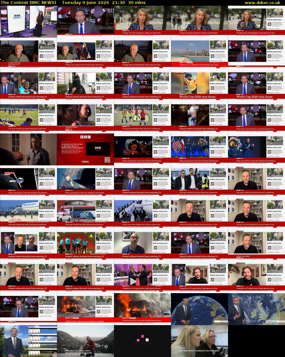 The Context (BBC NEWS) Tuesday 9 June 2026 21:30 - 22:00