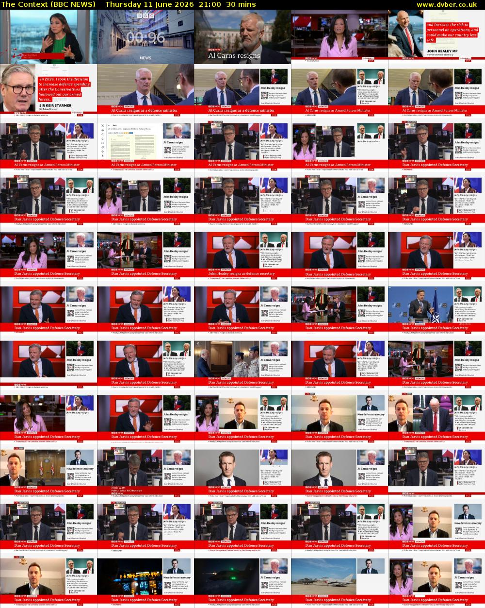 The Context (BBC NEWS) Thursday 11 June 2026 21:00 - 21:30