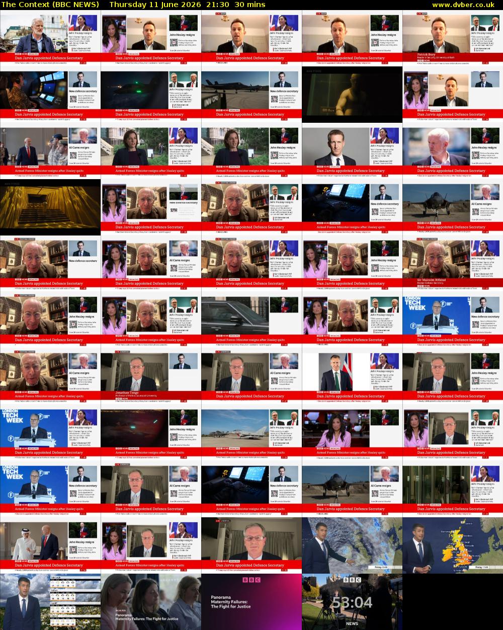 The Context (BBC NEWS) Thursday 11 June 2026 21:30 - 22:00