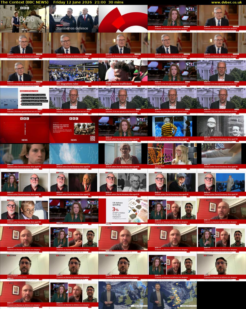 The Context (BBC NEWS) Friday 12 June 2026 21:00 - 21:30