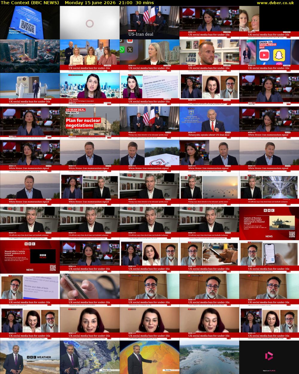 The Context (BBC NEWS) Monday 15 June 2026 21:00 - 21:30