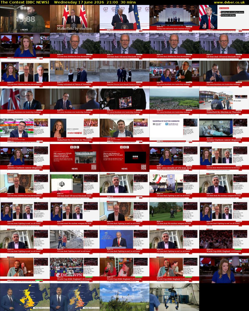 The Context (BBC NEWS) Wednesday 17 June 2026 21:00 - 21:30