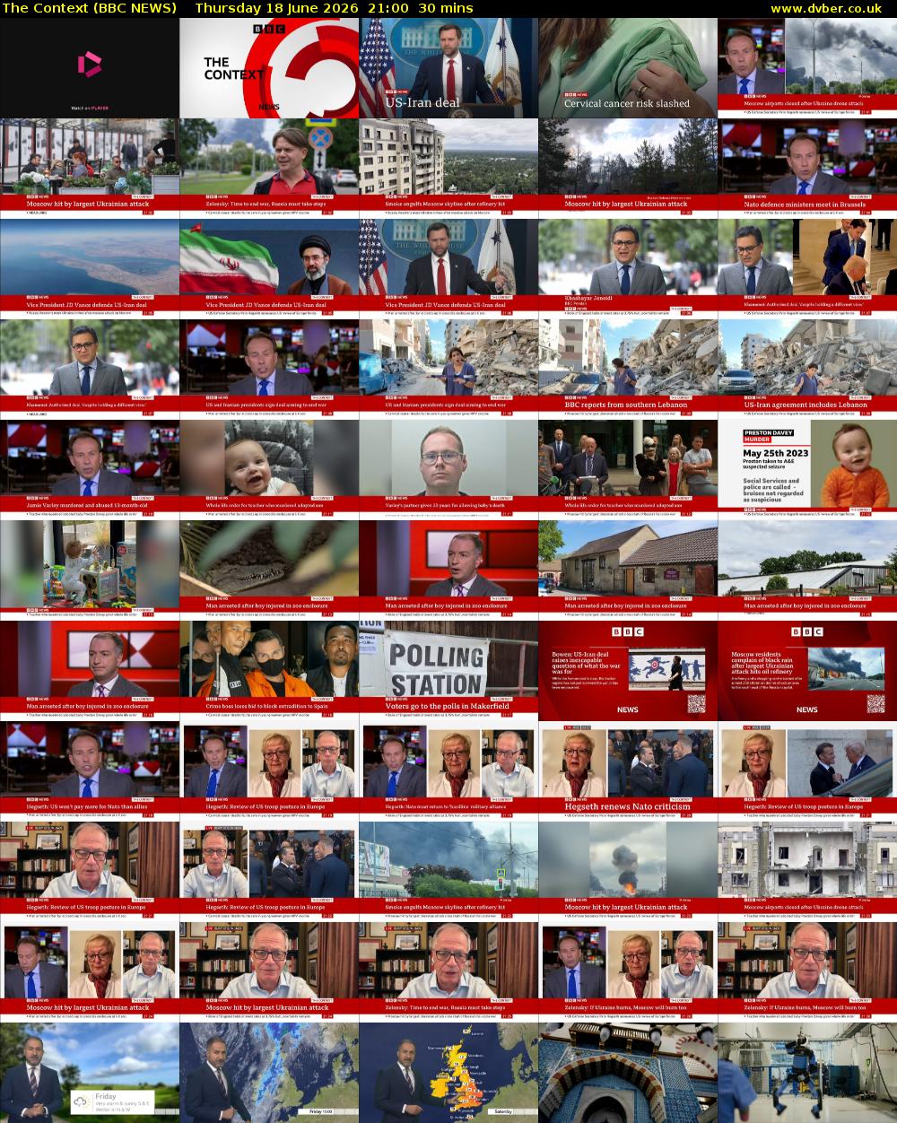 The Context (BBC NEWS) Thursday 18 June 2026 21:00 - 21:30