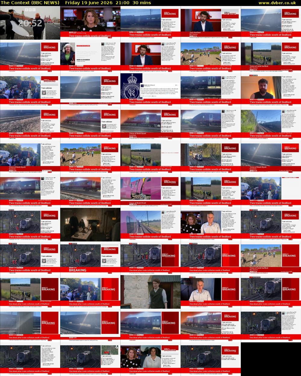 The Context (BBC NEWS) Friday 19 June 2026 21:00 - 21:30
