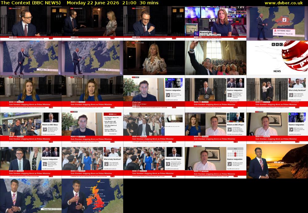 The Context (BBC NEWS) Monday 22 June 2026 21:00 - 21:30