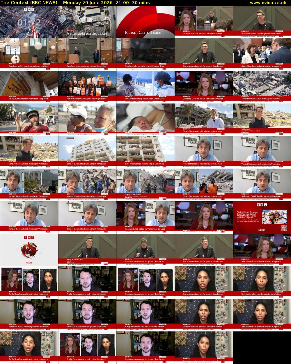 The Context (BBC NEWS) Monday 29 June 2026 21:00 - 21:30