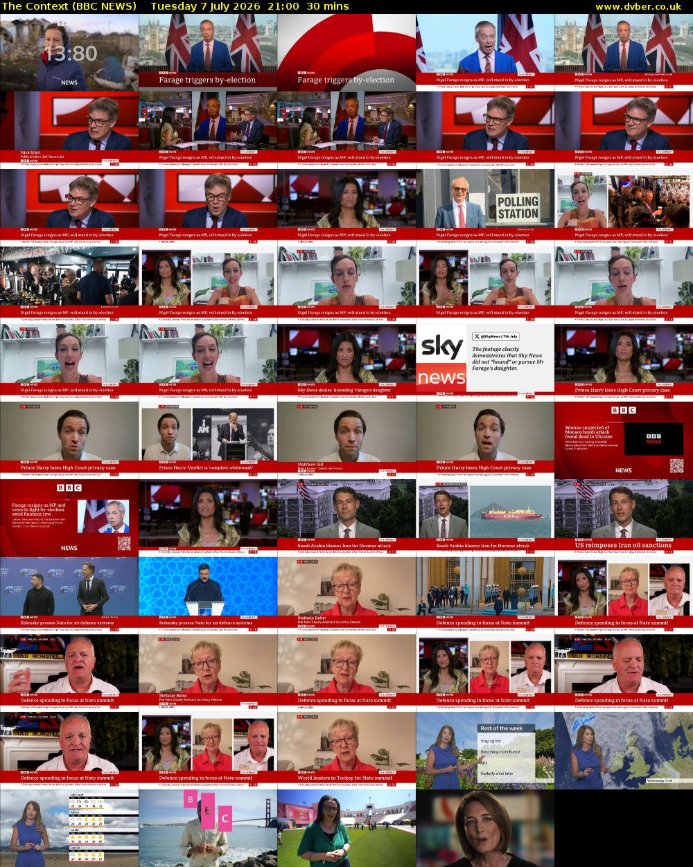 The Context (BBC NEWS) Tuesday 7 July 2026 21:00 - 21:30