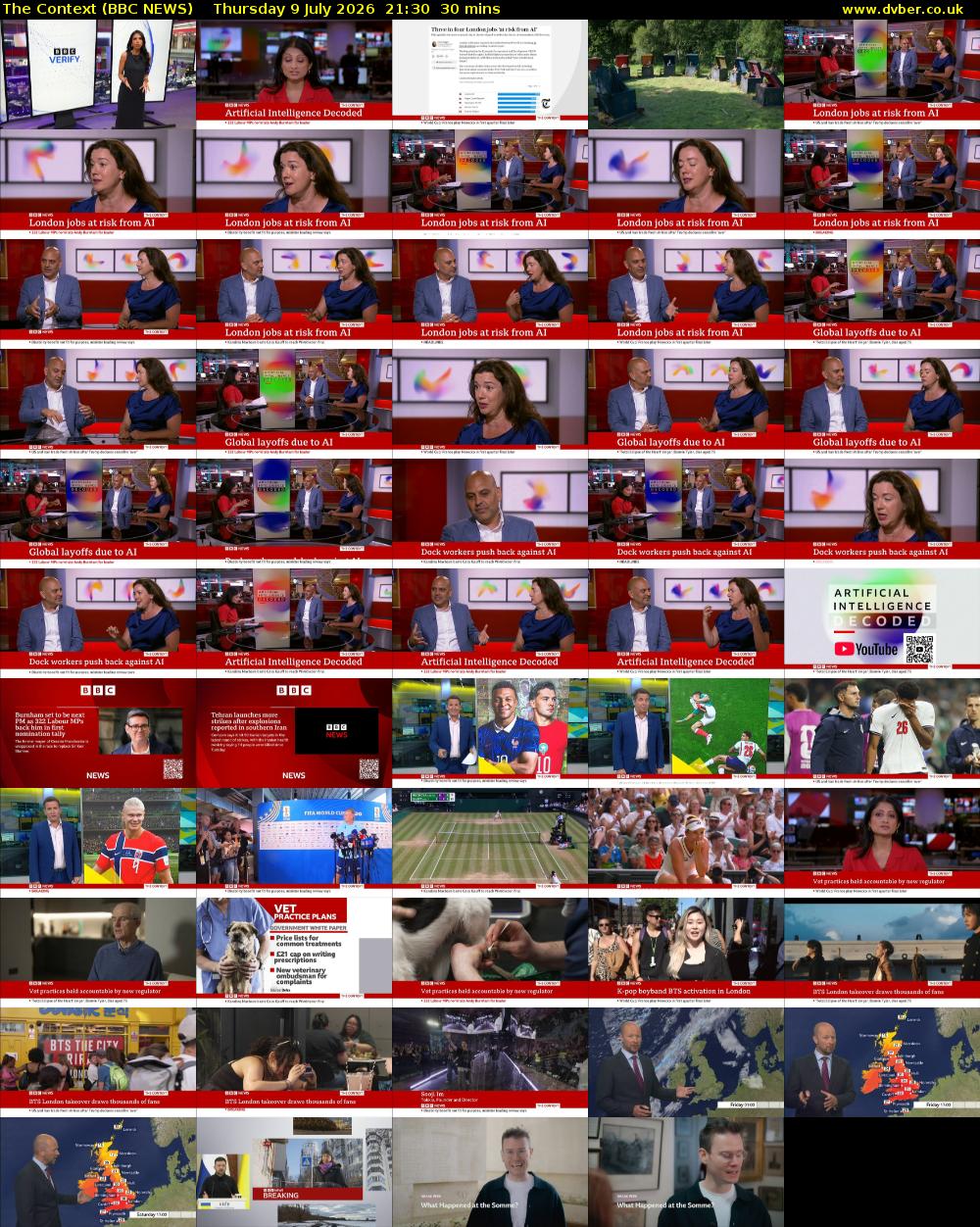 The Context (BBC NEWS) Thursday 9 July 2026 21:30 - 22:00