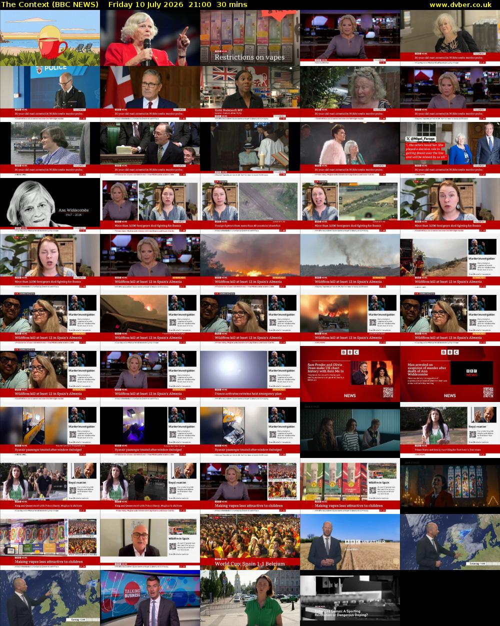 The Context (BBC NEWS) Friday 10 July 2026 21:00 - 21:30