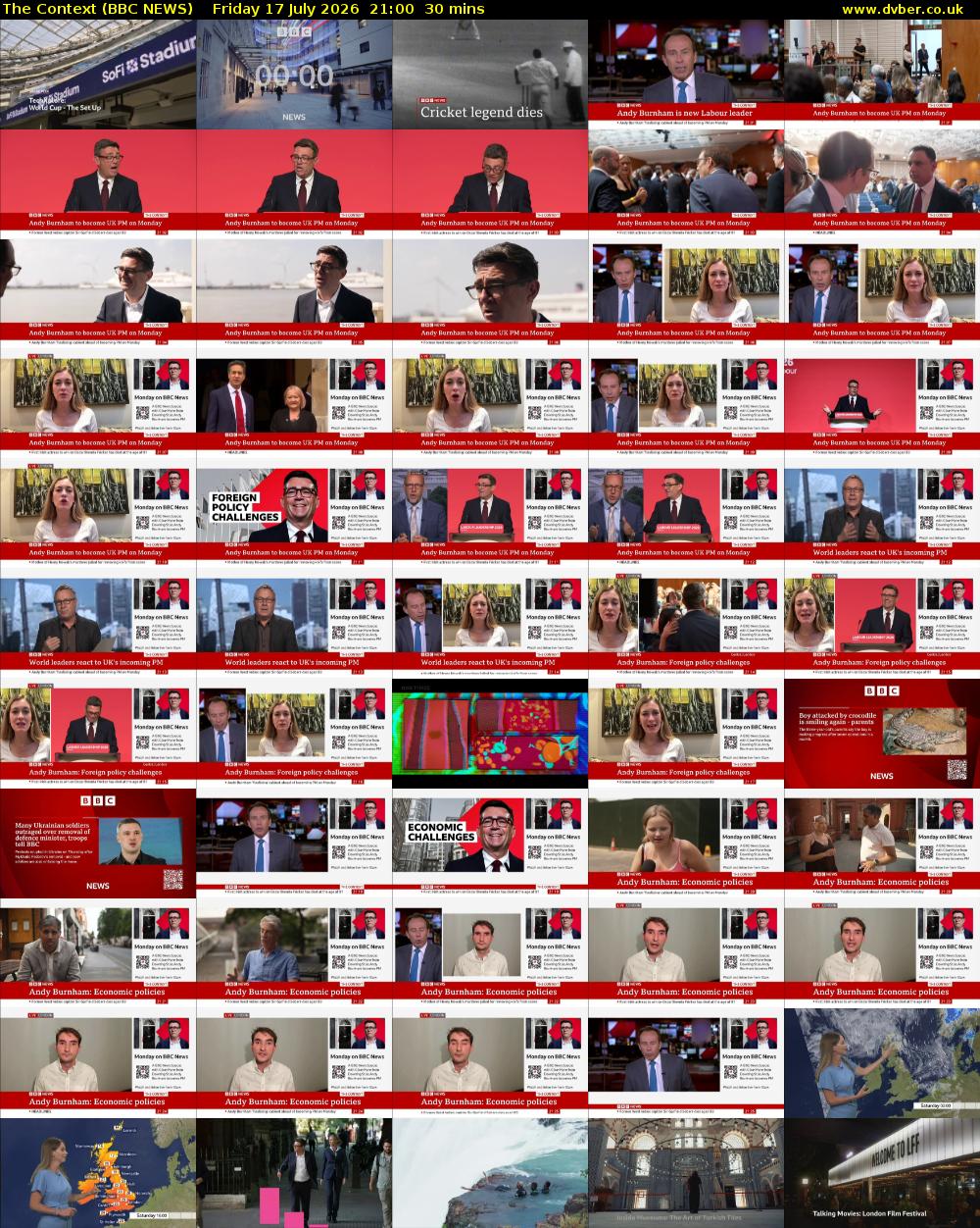 The Context (BBC NEWS) Friday 17 July 2026 21:00 - 21:30