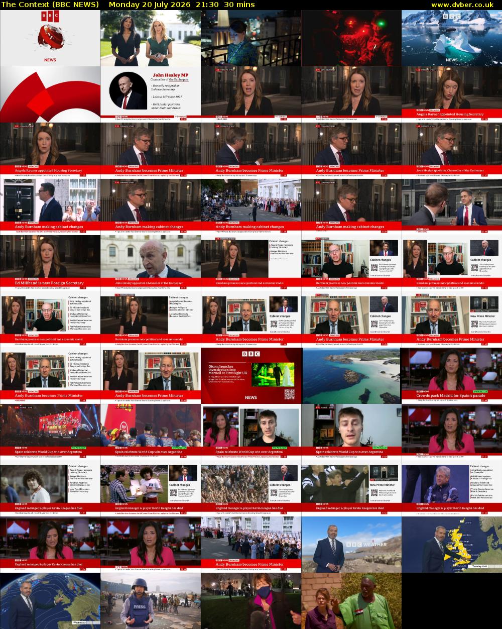 The Context (BBC NEWS) Monday 20 July 2026 21:30 - 22:00