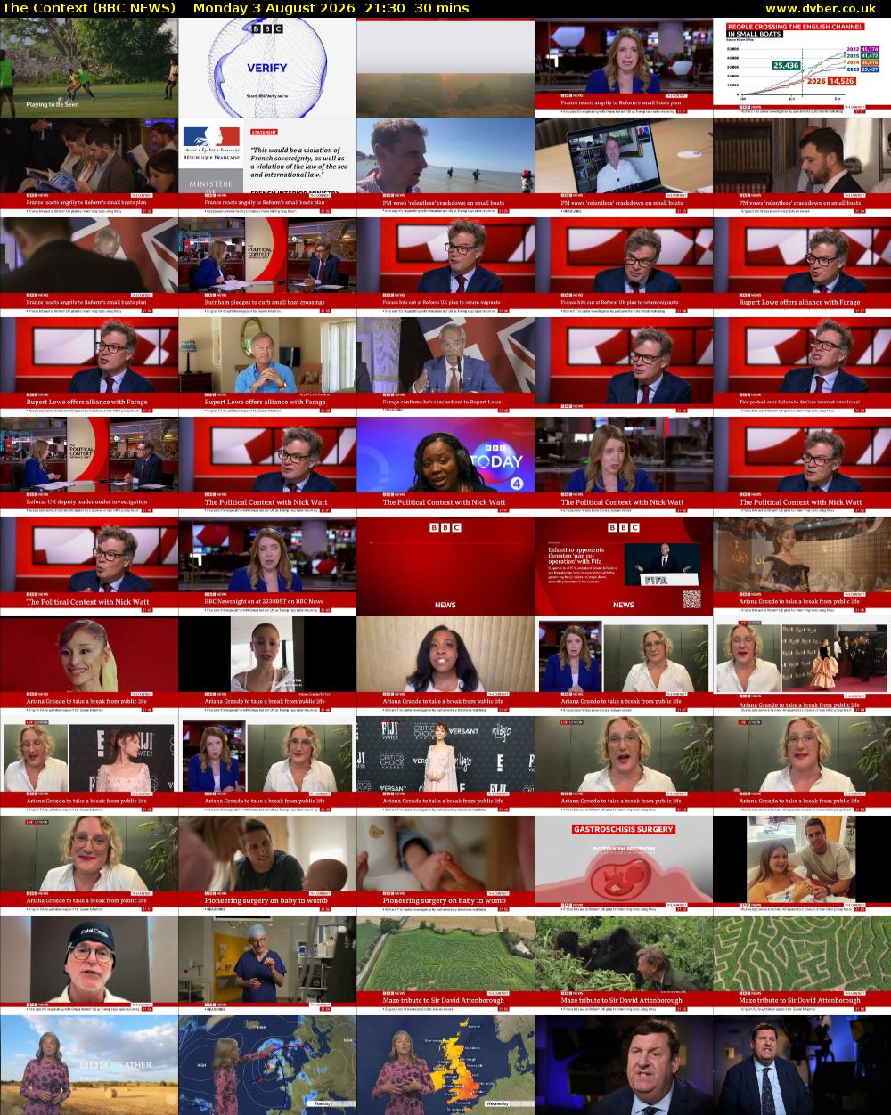 The Context (BBC NEWS) Monday 3 August 2026 21:30 - 22:00
