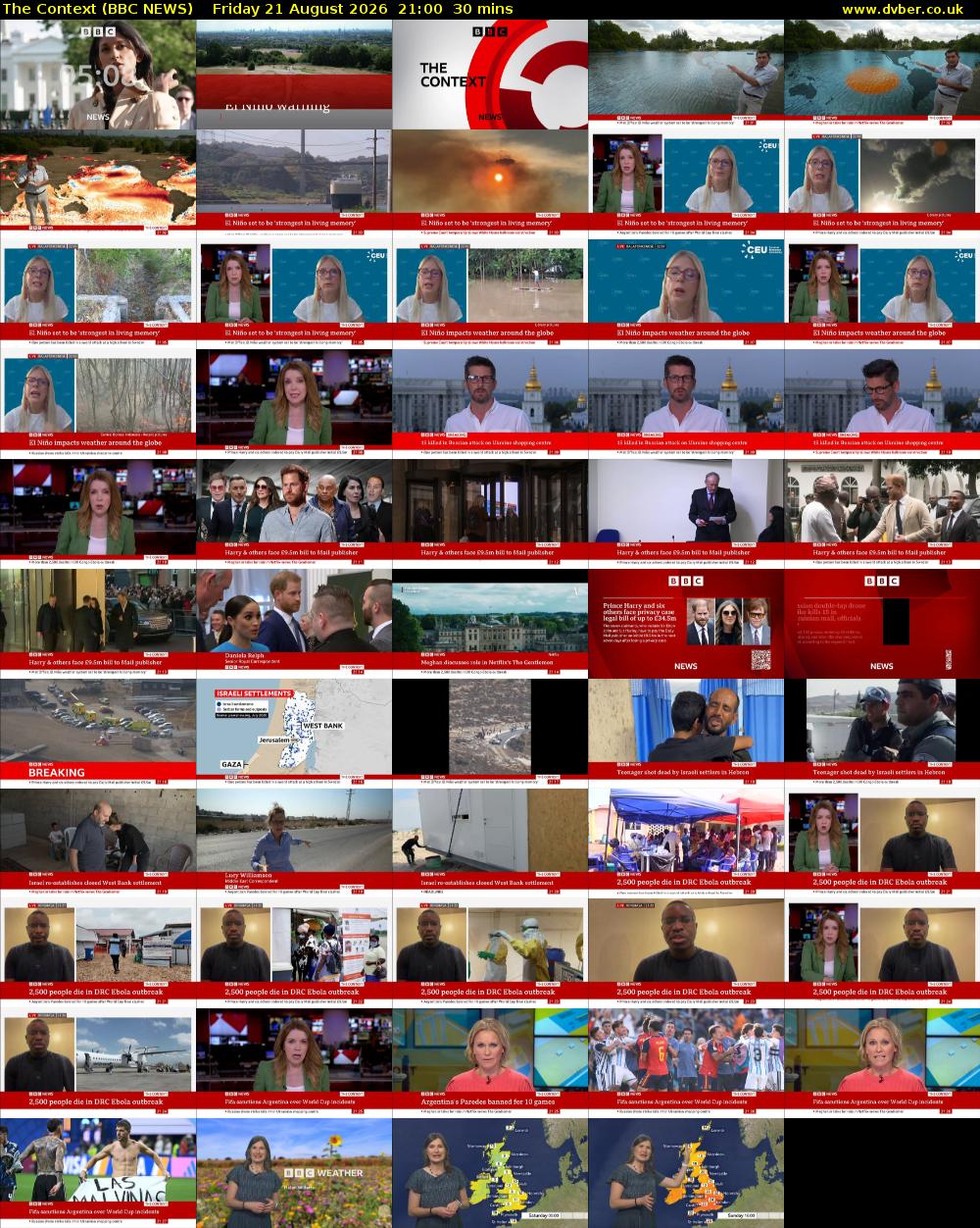 The Context (BBC NEWS) Friday 21 August 2026 21:00 - 21:30