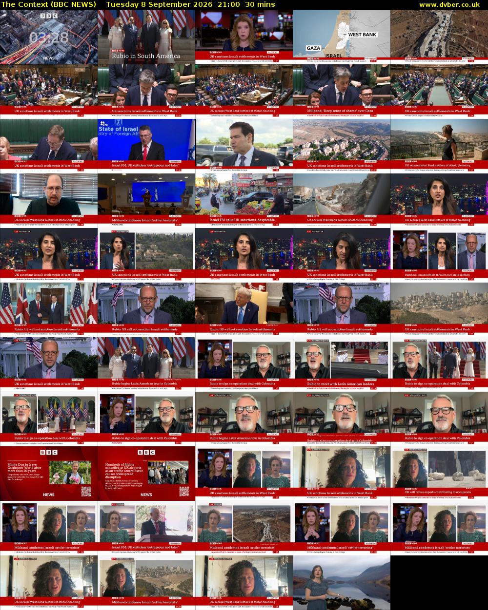 The Context (BBC NEWS) Tuesday 8 September 2026 21:00 - 21:30