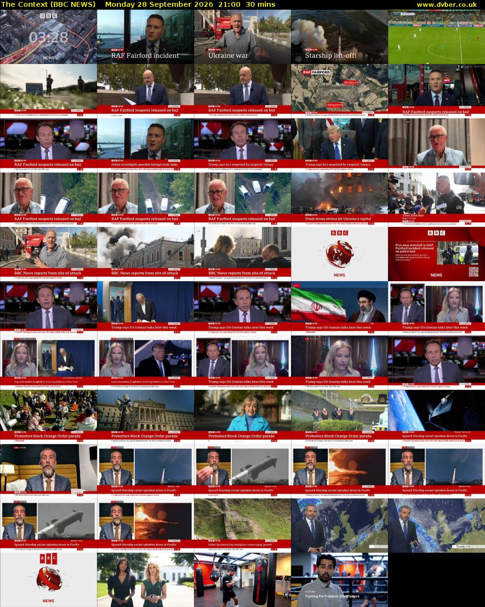 The Context (BBC NEWS) Monday 28 September 2026 21:00 - 21:30