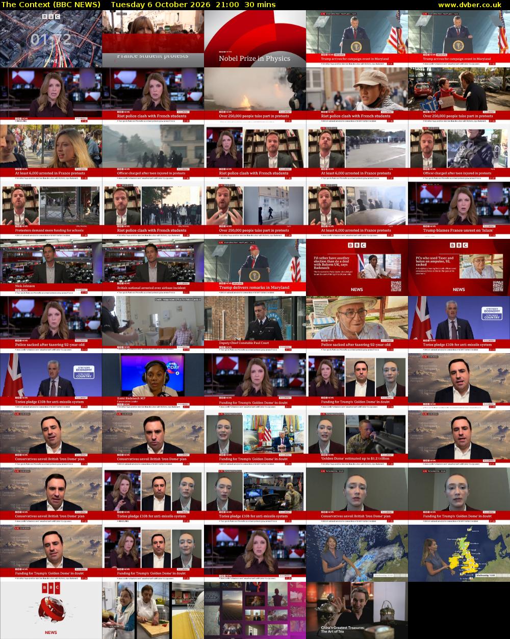 The Context (BBC NEWS) Tuesday 6 October 2026 21:00 - 21:30