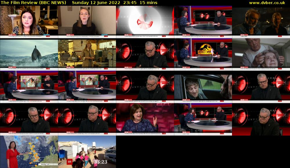 The Film Review (BBC NEWS) Sunday 12 June 2022 23:45 - 00:00