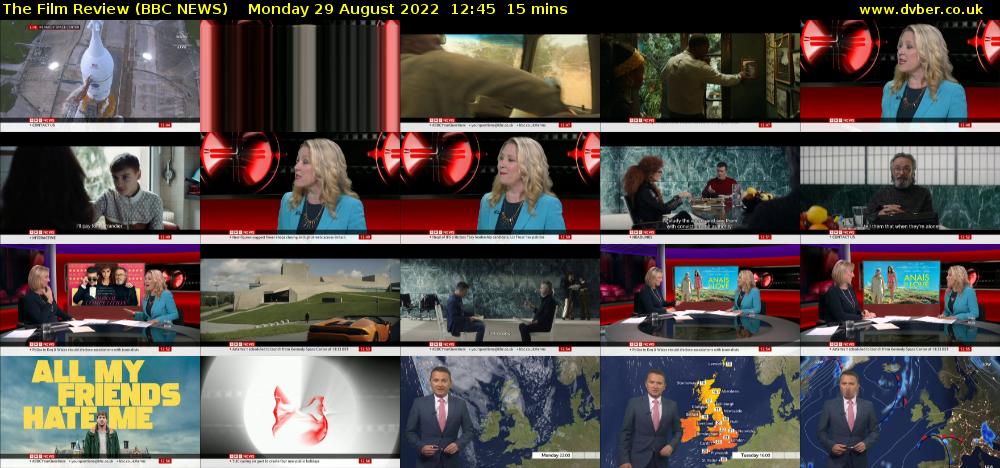The Film Review (BBC NEWS) Monday 29 August 2022 12:45 - 13:00
