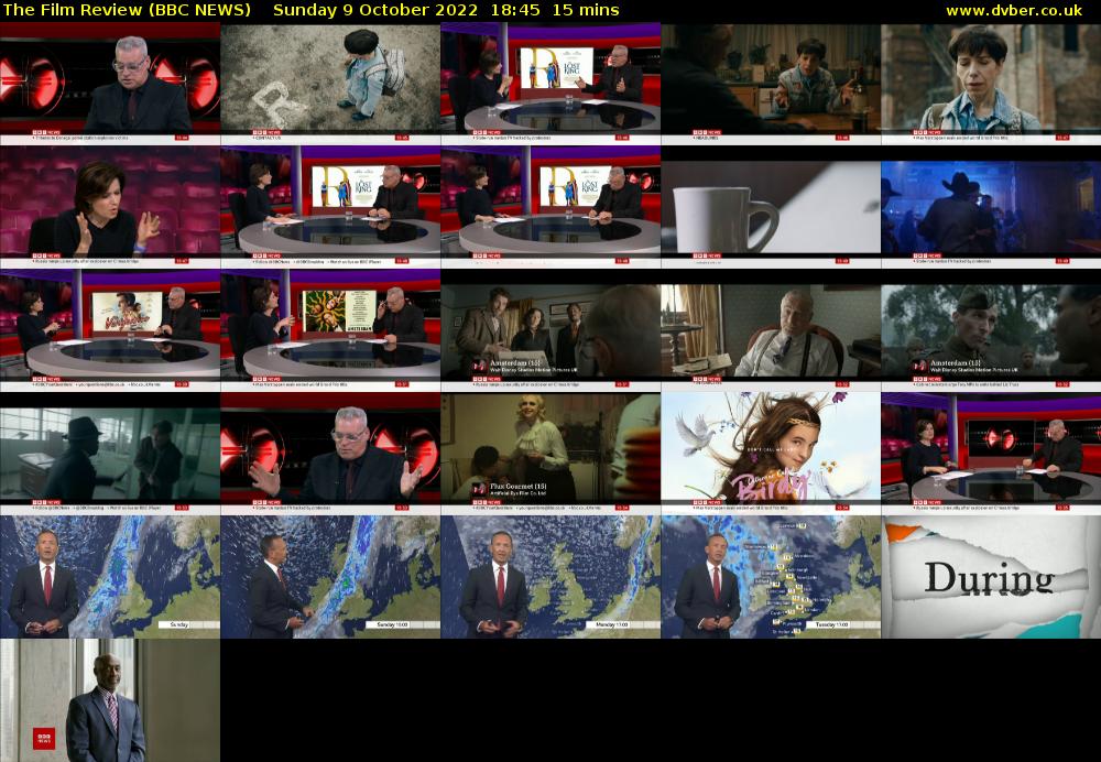 The Film Review (BBC NEWS) Sunday 9 October 2022 18:45 - 19:00