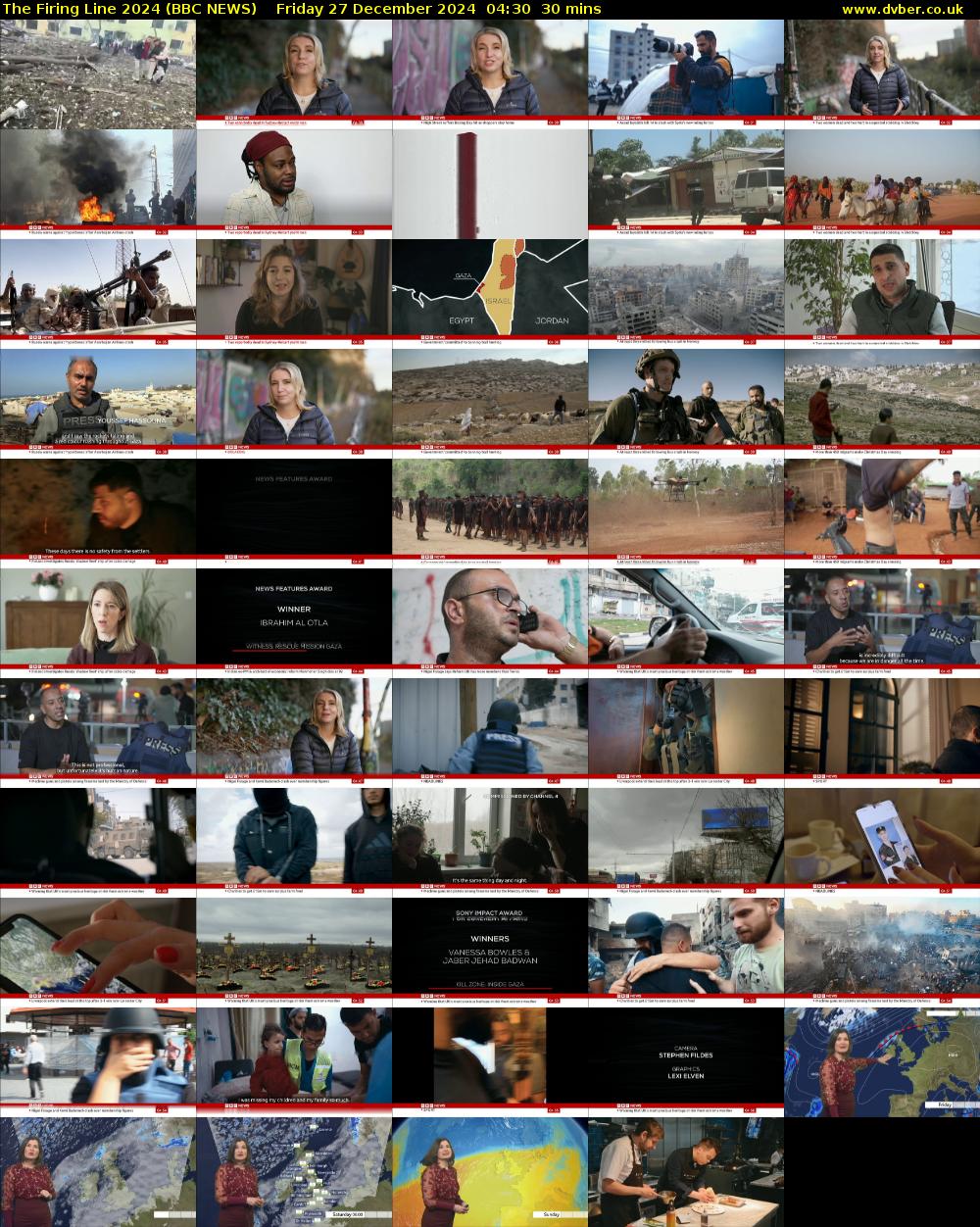 The Firing Line 2024 (BBC NEWS) Friday 27 December 2024 04:30 - 05:00