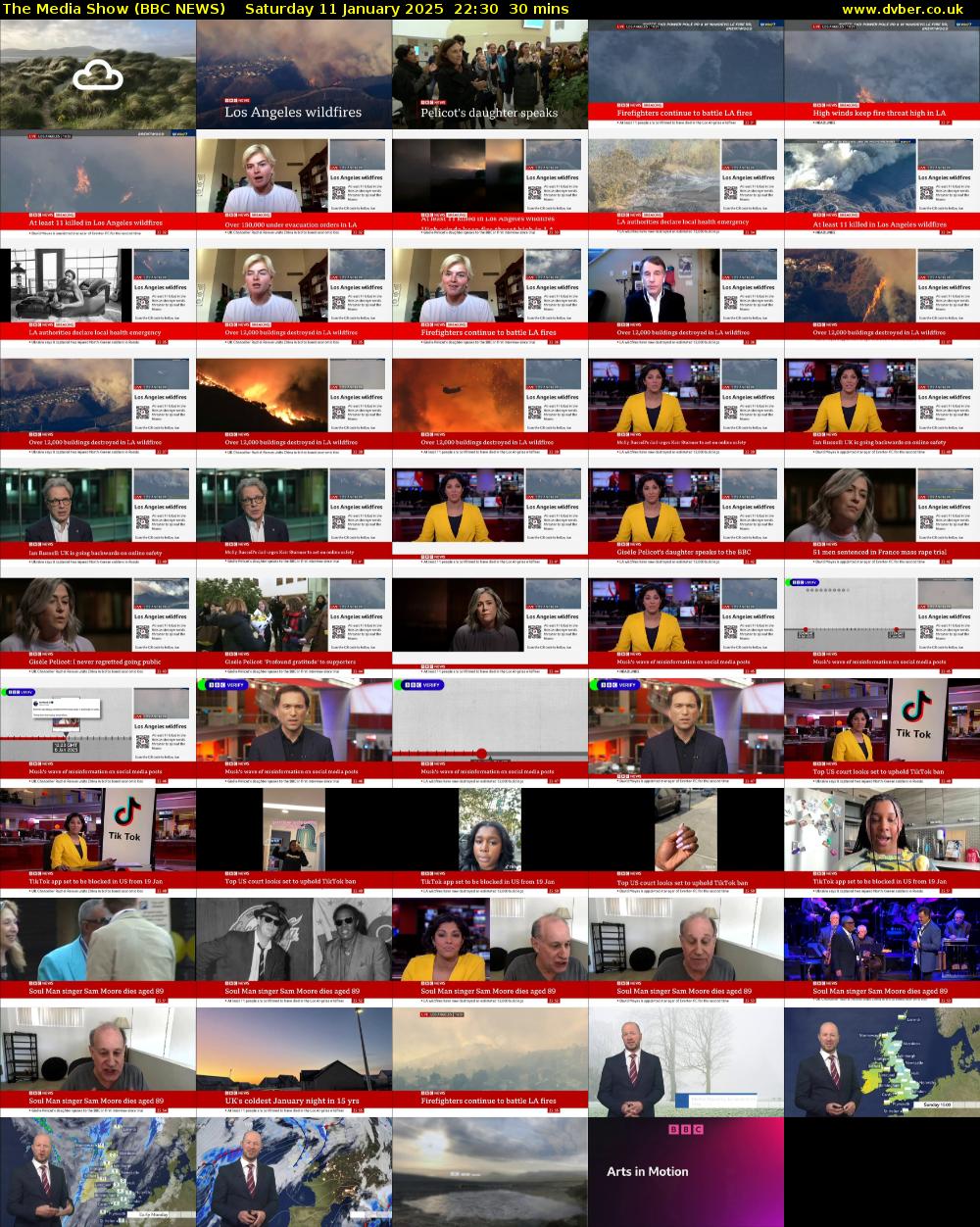 The Media Show (BBC NEWS) Saturday 11 January 2025 22:30 - 23:00