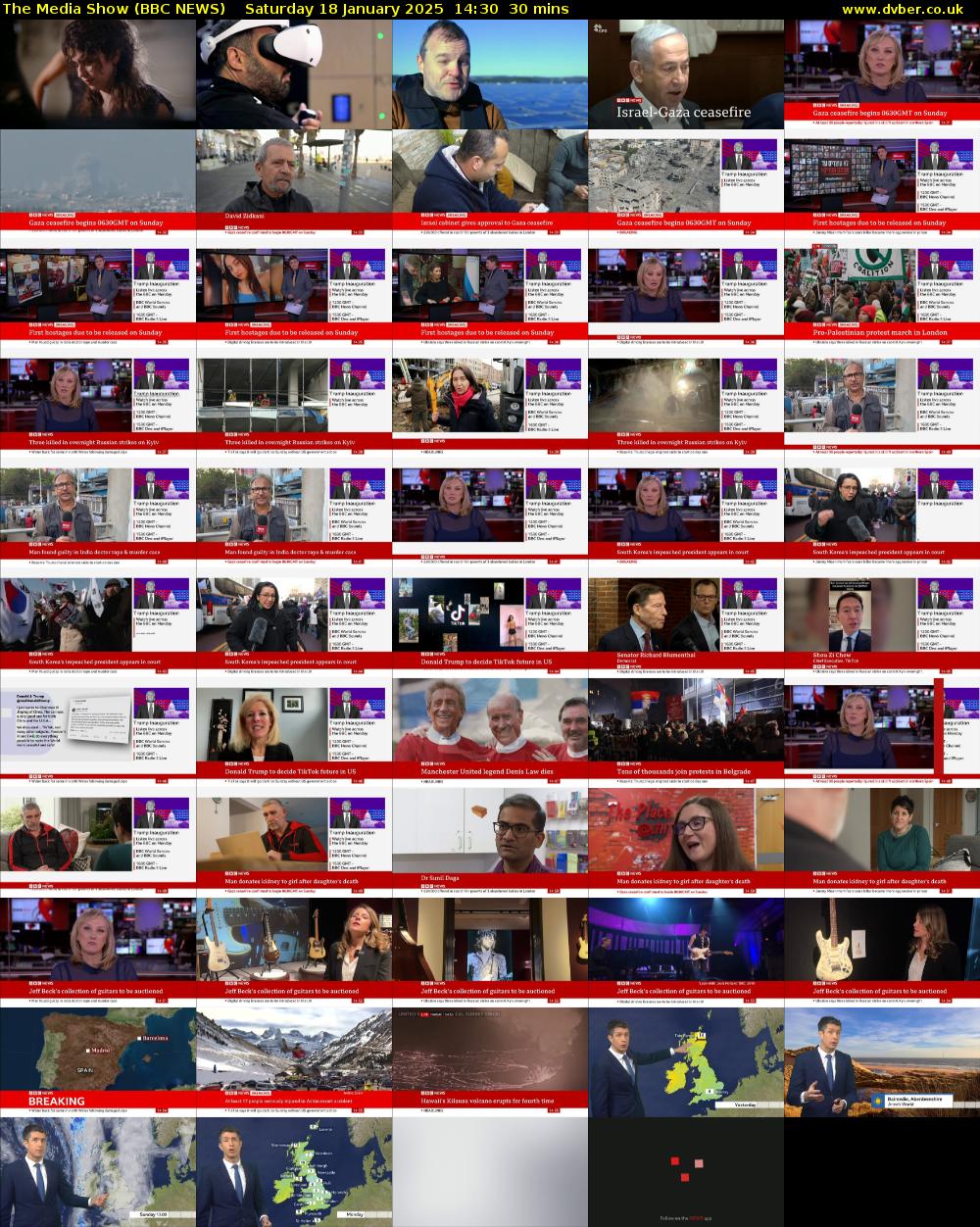 The Media Show (BBC NEWS) Saturday 18 January 2025 14:30 - 15:00