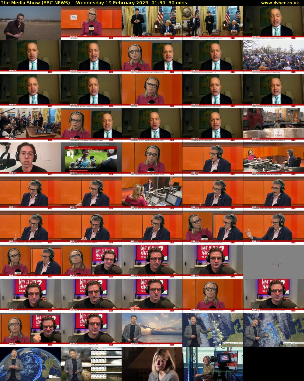 The Media Show (BBC NEWS) Wednesday 19 February 2025 01:30 - 02:00