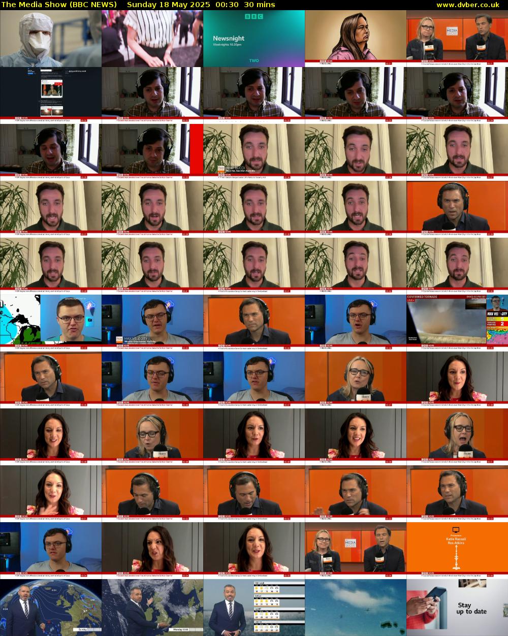 The Media Show (BBC NEWS) Sunday 18 May 2025 00:30 - 01:00